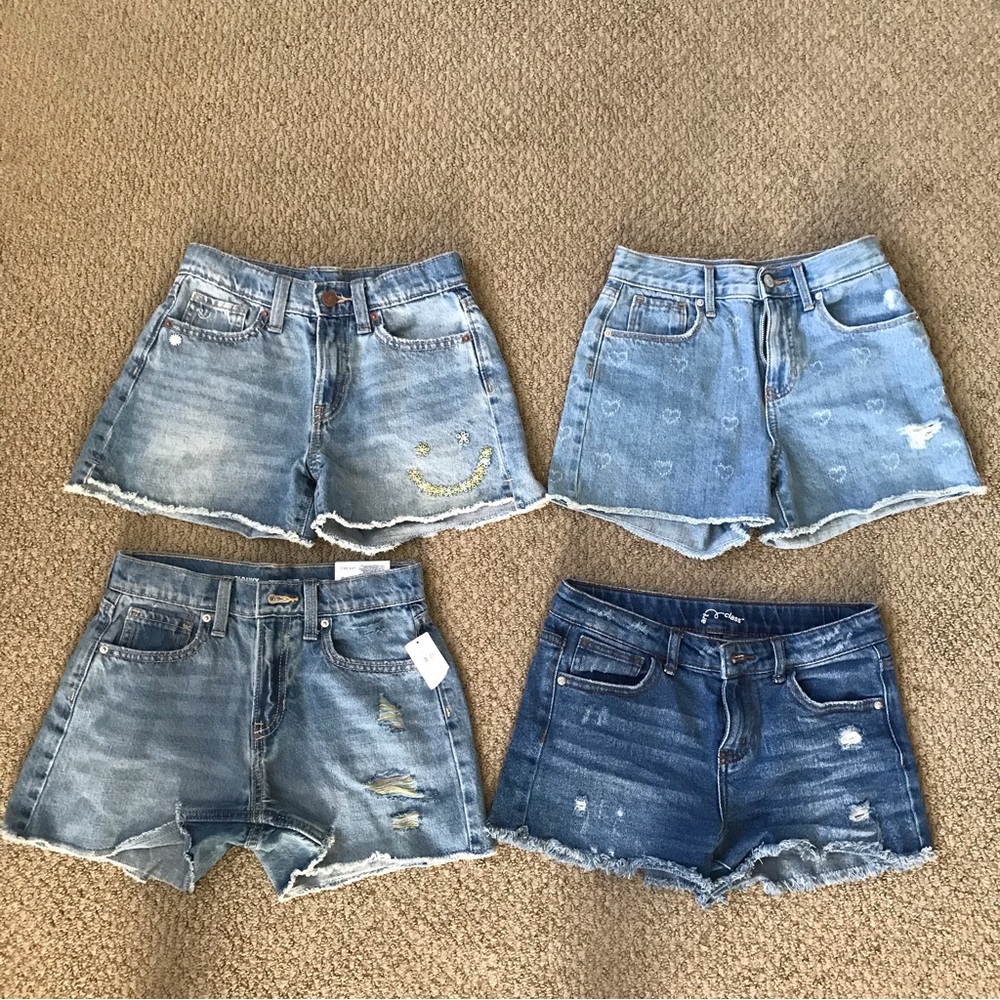 Lot of Girls Jean Shorts size 12